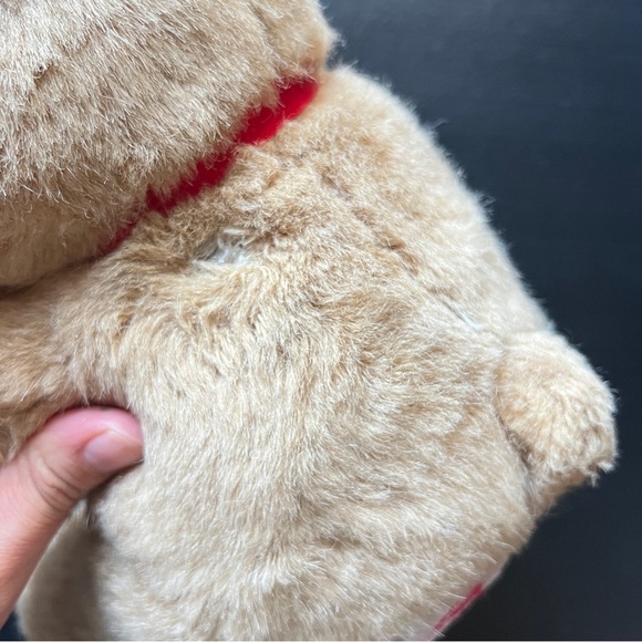 Vintage 1990 Dakin Teddy Bear Brown Stuffed Animal Works 9” Sitting - Picture 12 of 13